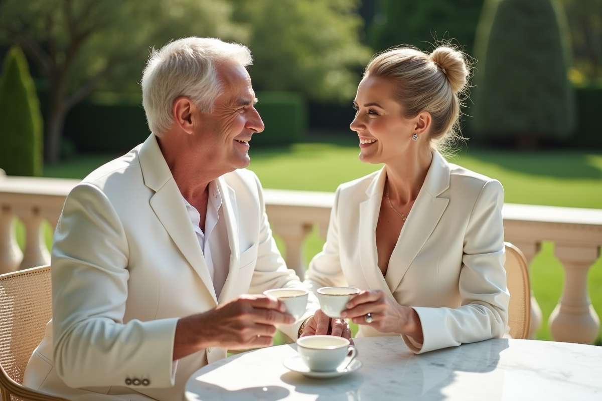 Les riches et leur penchant pour les vêtements blancs : les raisons d’une tendance